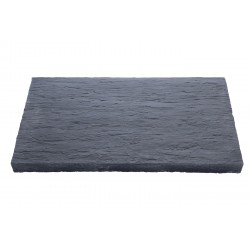 Pas japonais de jardin en pierre reconstituée décors traverse 54 x 30 x 3,5 cm schiste