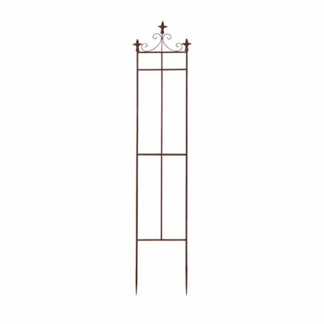 Treillage de jardin en acier rouillé lys S 32 x 1,9 x 164,5 cm Treillage de jardin en acier rouillé lys S 32 x 1,9 x 164,5 cm