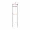 Treillage de jardin en acier rouillé lys S 32 x 1,9 x 164,5 cm