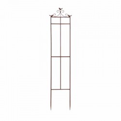 Treillage de jardin en acier rouillé oiseau S 31,8 x 2,3 x 160 cm