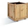 Jardinière en bois carrée Vendôme 60 x 60 x 65 cm
