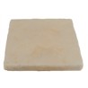 Pavé de terrasse en pierre reconstituée à coller 16 x 16 x 1,8 cm ocre