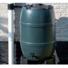 Récupérateur d'eau en forme de tonneau - PE, 210 l, vert - H97 x Ø57 cm