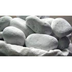 Gabion à Tiges Cage Métallique 100 x 30 x 40 cm Avec Galets