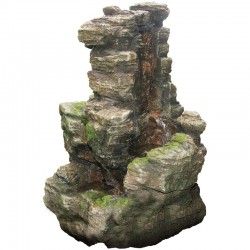 Cascade de jardin en polyrésine Chios 66 x 38,5 x 56 cm
