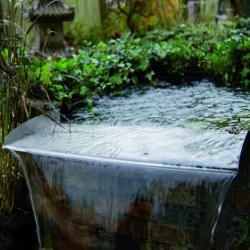 Cascade de jardin en inox Brisbane 60 x 25 x 6 cm