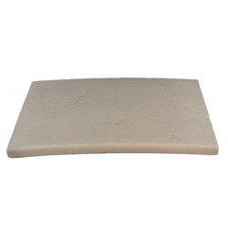 Kit margelle en pierre reconstituée plate avec escalier roman 4 cm 4,5 x 8,5 ml ocre