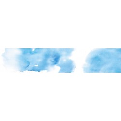 Brise vue de jardin en polyester décor Nuage Bleu 500 x 100 cm