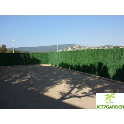 Haie artificielle de jardin en PVC 110 brins 300 x 120 cm