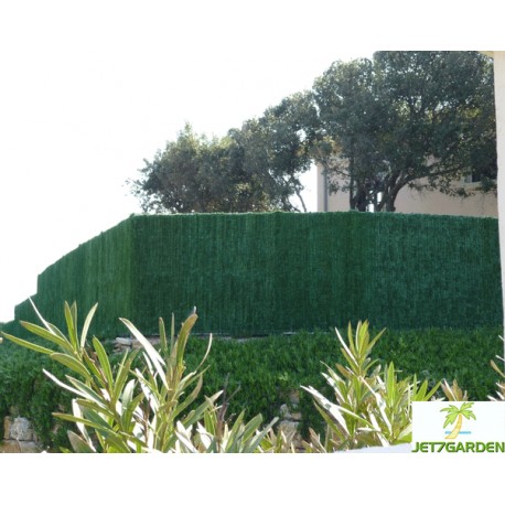 Haie artificielle de jardin en PVC 126 brins Supra 300 x 100 cm Haie artificielle de jardin en PVC 126 brins Supra 300 x 100 cm