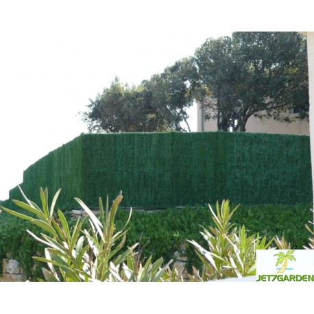 Haie artificielle de jardin en PVC 126 brins Supra 300 x 200 cm