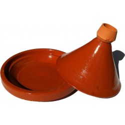 Plat tajine de cuisson en terre cuite 29 cm