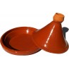 Plat tajine de cuisson en terre cuite 34 cm