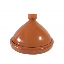 Plat tajine de cuisson en terre cuite vernissé 31 cm