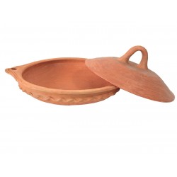 Plat tajine tagra de cuisson en terre cuite 33 cm