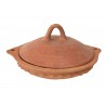 Plat tajine tagra de cuisson en terre cuite 23 cm