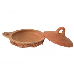 Plat tajine tagra de cuisson en terre cuite 23 cm