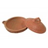 Plat tajine de cuisson en terre cuite tagra 29 cm et son brasero sans armature