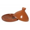 Plat tajine de cuisson en terre cuite vernissé 31 cm et son brasero sans armature