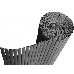 Canisse de jardin en PVC 300 x 180 cm gris anthracite