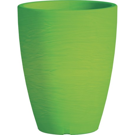 Jardiniere en polypropylène conique Adone Round 30 x 30 x 38 cm vert