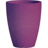 Jardiniere en polypropylène conique Adone Round 30 x 30 x 38 cm violet