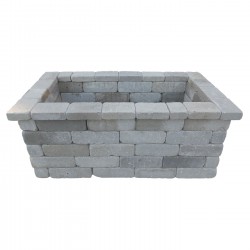 Jardinière en Béton Carrée 106 x 106 x 55 cm Ton Pierre