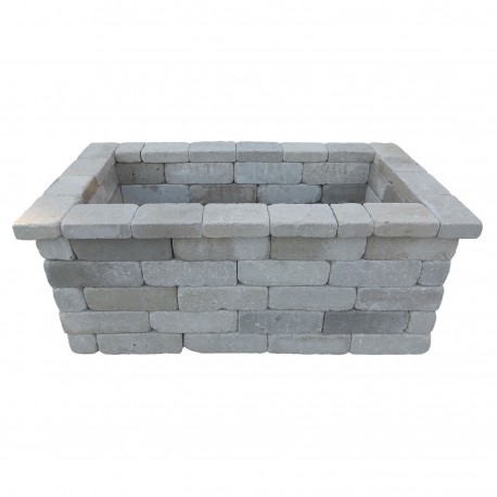 Jardinière en Béton Carrée 106 x 106 x 55 cm Ton Pierre