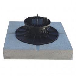 Dalle stabilisatrice pour plot en béton 28 x 28 x 5 cm