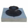 Dalle stabilisatrice pour plot en béton 28 x 28 x 5 cm