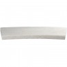 Margelle en pierre naturelle bord chanfreiné courbe 60 x 28 x 3 cm