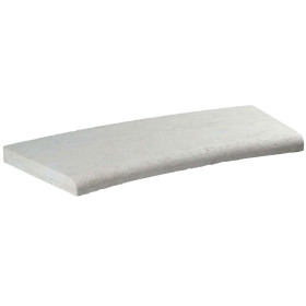 Margelle en pierre naturelle bord quart de rond courbe 60 x 28 x 3 cm