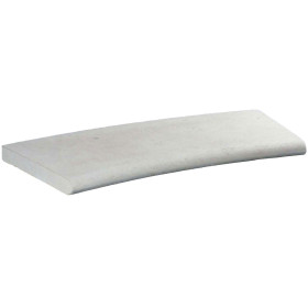 Margelle en pierre naturelle bord demi rond courbe 60 x 28 x 3 cm