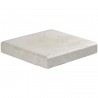 Margelle en pierre naturelle bord chanfreiné angle sortant 25 x 25 x 4 cm