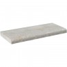 Margelle en pierre naturelle bord quart de rond droite 60 x 25 x 4 cm