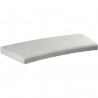 Margelle en pierre naturelle bord quart de rond courbe 60 x 28 x 4 cm