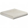 Margelle en pierre naturelle bord demi rond angle sortant 25 x 25 x 4 cm