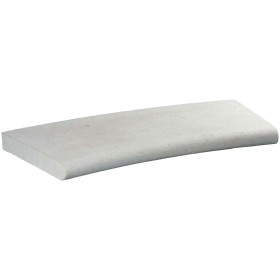 Margelle en pierre naturelle bord demi rond courbe 60 x 28 x 4 cm