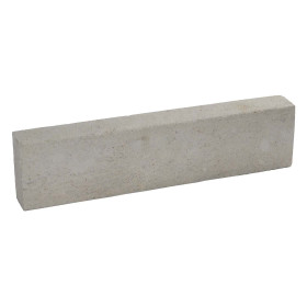 Bordure de jardin en pierre naturelle brossé 50 x 6 x 12 cm