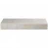 Margelle en pierre naturelle bord chanfreiné droite 60 x 25 x 8 cm