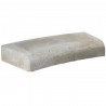 Margelle en pierre naturelle bord quart de rond courbe 60 x 28 x 8 cm