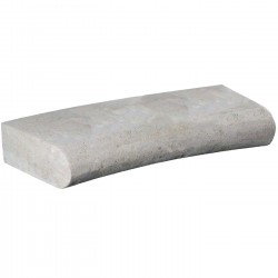 Margelle en pierre naturelle bord demi rond courbe 60 x 28 x 8 cm