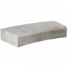 Margelle en pierre naturelle bord chanfreiné courbe 60 x 28 x 12 cm