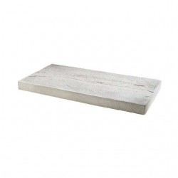 Pas japonais de jardin en pierre reconstituée chêne blanchi 57 x 27 x 3 cm