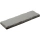 Dessus de muret en pierre reconstituée aspect ardoise 50 x 15 x 3 cm gris clair