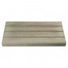 Kit margelle en pierre reconstituée 4 x 8 ml bois foncé
