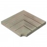 Kit margelle en pierre reconstituée 5 x 10 ml bois foncé