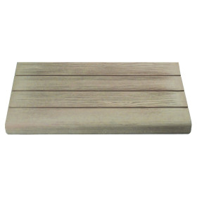 Kit margelle en pierre reconstituée 6 x 12 ml bois foncé