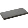 Dessus de muret en pierre reconstituée aspect ardoise 50 x 23 x 3 cm gris anthracite