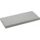 Dessus de muret en pierre reconstituée aspect ardoise 50 x 23 x 3 cm gris clair